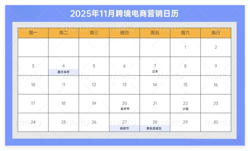 2025年海外營銷節(jié)點(diǎn)速記！助力品牌提前布局出海營銷戰(zhàn)略