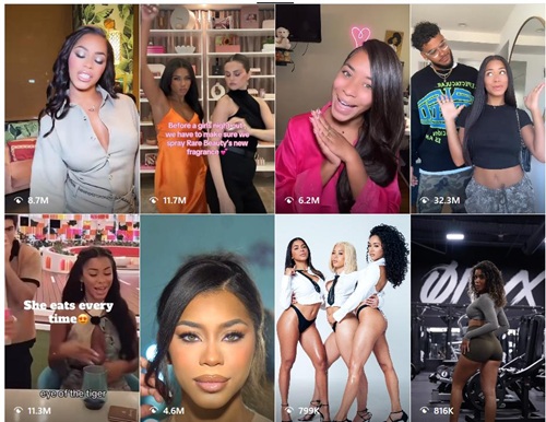 美國時尚穿搭帶貨頭部網(wǎng)紅頻道內(nèi)容