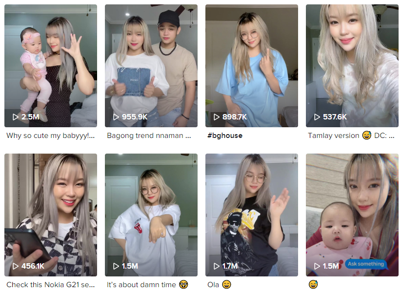 Tik Tok泰國(guó)紅人頻道內(nèi)容