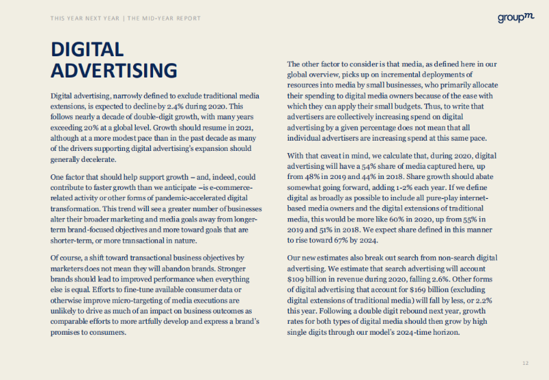 2020全球廣告業(yè)年中報告