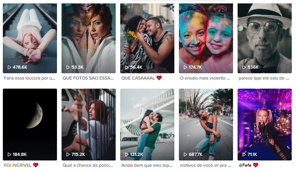 Tik Tok泰國紅人頻道內(nèi)容