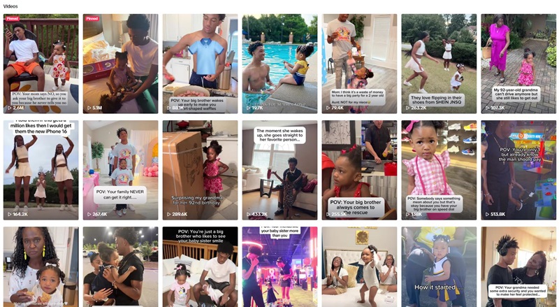 TikTok網(wǎng)紅:美國(guó)家庭母嬰產(chǎn)品宣傳推廣博主頻道內(nèi)容