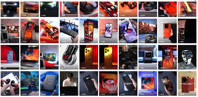 TikTok網(wǎng)紅:墨西哥智能科技產品推廣博主達人頻道內容