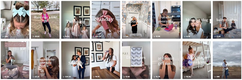 TikTok網(wǎng)紅營銷：美國親子家庭類帶貨kol博主頻道內(nèi)容