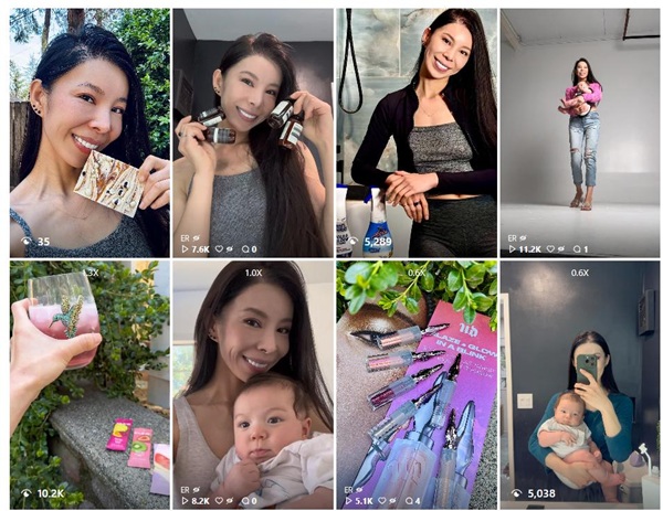 130萬粉絲的美國家庭類博主頻道內(nèi)容