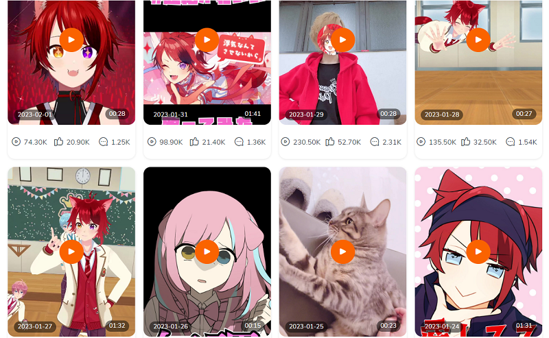 Tiktok日本游戲推廣達人作品