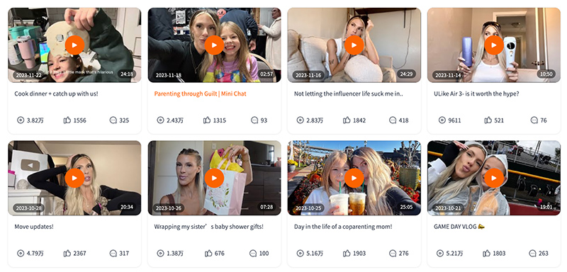 美國(guó)美妝紅人頻道內(nèi)容