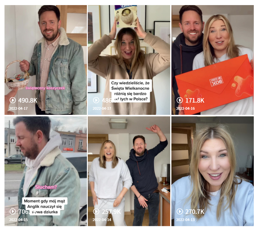 Tik Tok泰國(guó)紅人頻道內(nèi)容