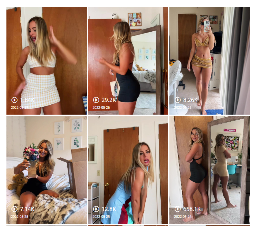 Tik Tok泰國紅人頻道內(nèi)容