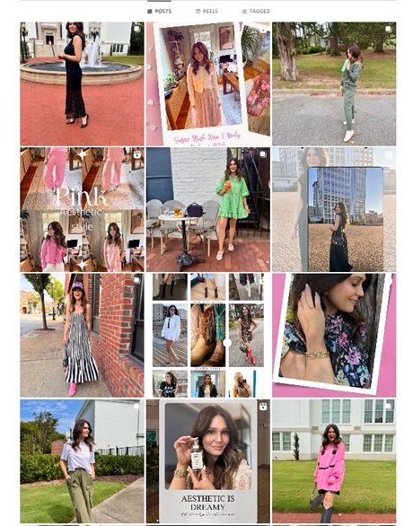 Instagram網(wǎng)紅:美國生活時尚小博主頻道內(nèi)容