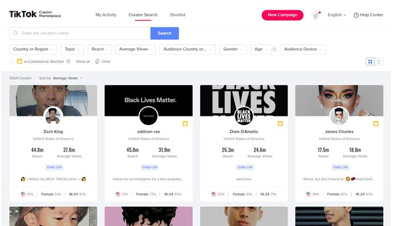 Tik Tok網(wǎng)紅營銷