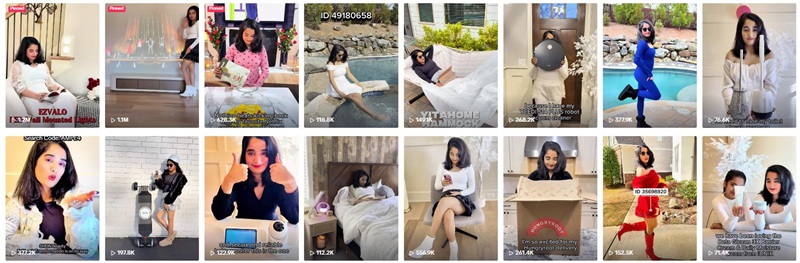 TikTok網(wǎng)紅推廣：美國20萬粉絲的生活家電類海外博主頻道內(nèi)容