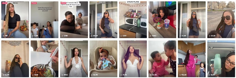 TikTok達(dá)人推廣:美國(guó)母嬰家庭類尾部kol博主頻道內(nèi)容