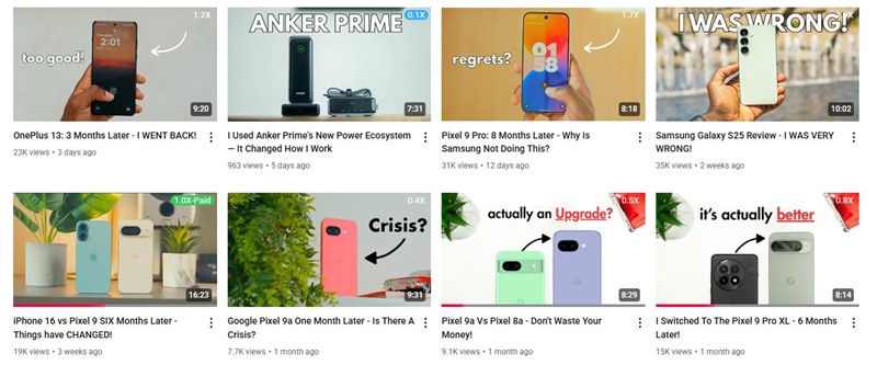 海外手機(jī)深度測評(píng)美國尾部博主頻道內(nèi)容