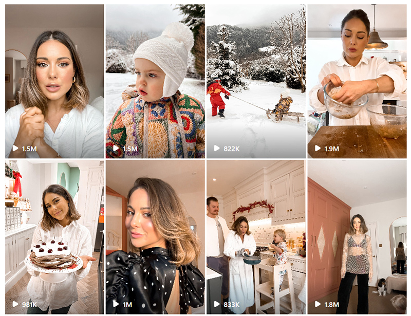 instagram英國(guó)美食親子網(wǎng)紅達(dá)人博主資源頻道內(nèi)容