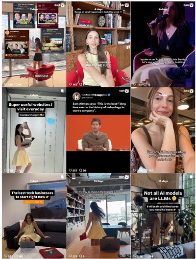 Instagram網(wǎng)紅推薦：英國(guó)AI科技類海外達(dá)人推廣頻道內(nèi)容