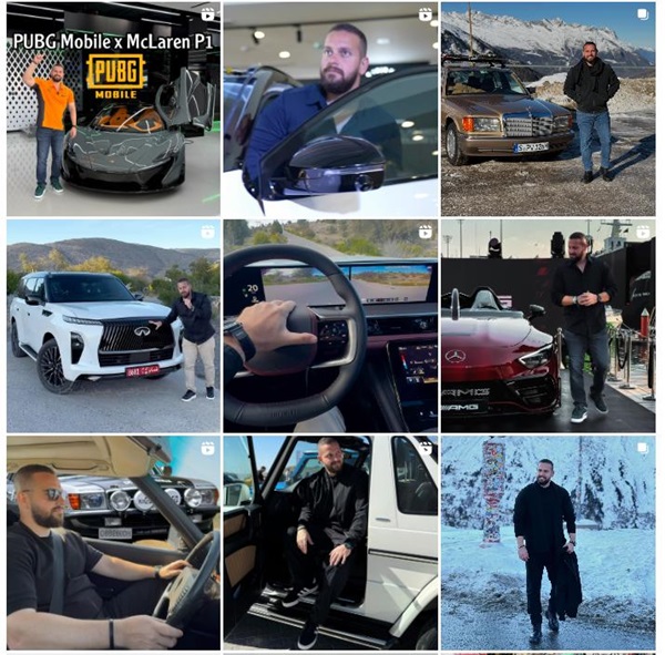 Instagram網(wǎng)紅營銷:中東阿聯(lián)酋汽車主編記者博主推薦頻道內(nèi)容