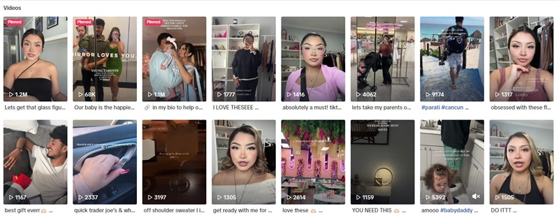 7.7萬(wàn)粉絲的tiktok美國(guó)日用品紅人博主頻道內(nèi)容