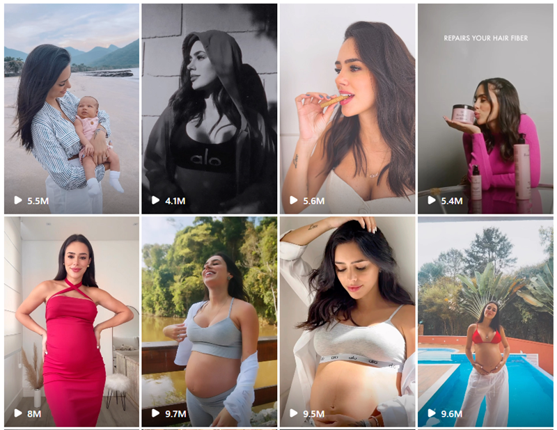 Instagram巴西時尚顏值網(wǎng)紅