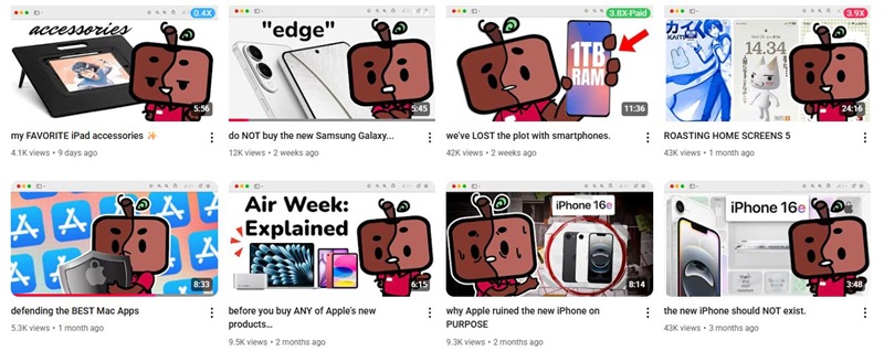 YouTube網(wǎng)紅推薦：美國科技產(chǎn)品測評尾部小博主頻道內(nèi)容